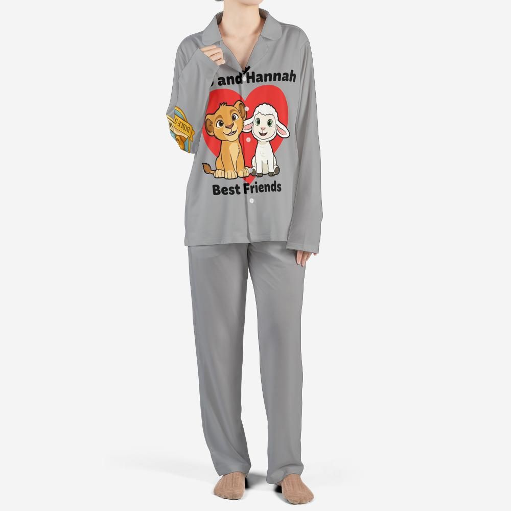 All-over Print Pajamas Set